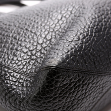 Load image into Gallery viewer, Burberry Dewsbury Grain Convertible Leather Tote Bag Black