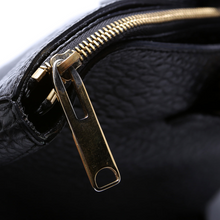 Load image into Gallery viewer, Burberry Dewsbury Grain Convertible Leather Tote Bag Black