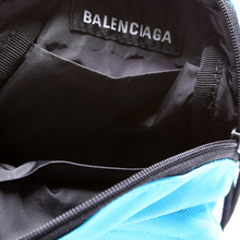 Load image into Gallery viewer, Balenciaga Oversized Mini Canvas Backpack Bag Blue