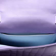 Load image into Gallery viewer, Burberry Lola Quilted Leather Flap Small Shoulder Bag Purple