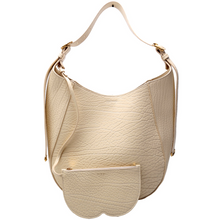 Load image into Gallery viewer, Burberry Chess Leather Medium Shoulder Bag Cream