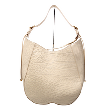 Load image into Gallery viewer, Burberry Chess Leather Medium Shoulder Bag Cream