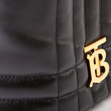Load image into Gallery viewer, Burberry Lola Quilted Lambskin Backpack Bag Black