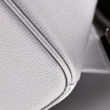 Load image into Gallery viewer, MCM Stark Medium Leather Backpack Bag Silver