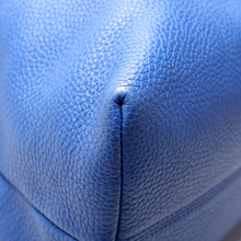 Load image into Gallery viewer, Burberry Cale Medium Grain Leather Hobo Bag Blue