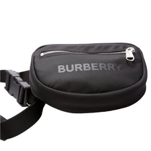 Load image into Gallery viewer, Burberry Cannon Nylon Bum Bag Black