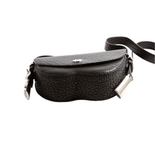 Load image into Gallery viewer, Burberry Chess Small Calfskin Leather Shoulder Bag Black