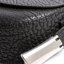 Load image into Gallery viewer, Burberry Chess Small Calfskin Leather Shoulder Bag Black