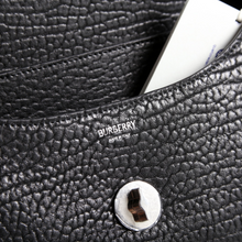 Load image into Gallery viewer, Burberry Chess Small Calfskin Leather Shoulder Bag Black