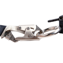 Load image into Gallery viewer, Burberry Knight Leather Shoulder Bag Navy