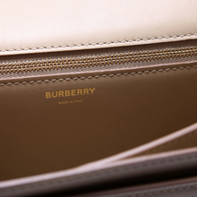 Load image into Gallery viewer, Burberry TB Monogram Leather Shoulder bag Beige