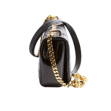 Load image into Gallery viewer, Burberry Lola Horseferry Small Leather Shoulder Bag Black