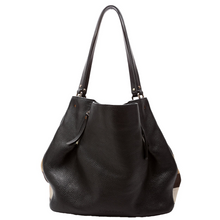 Load image into Gallery viewer, Burberry Maidstone Leather Large Tote Bag Black