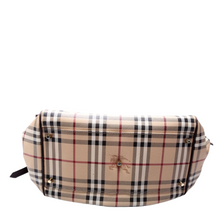 Load image into Gallery viewer, Burberry Haymarket Check Large Canterbury Canvas Tote Bag Brown