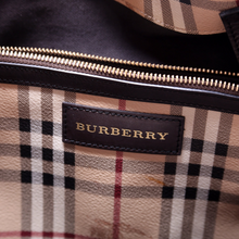 Load image into Gallery viewer, Burberry Haymarket Check Large Canterbury Canvas Tote Bag Brown