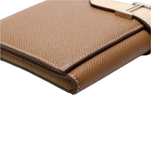 Load image into Gallery viewer, Hermes Bearn Trifold Wallet Epsom Leather Brown