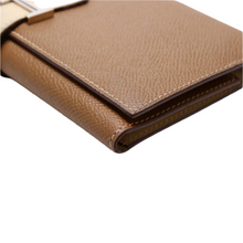 Load image into Gallery viewer, Hermes Bearn Trifold Wallet Epsom Leather Brown