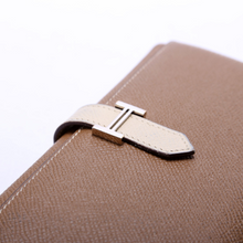Load image into Gallery viewer, Hermes Bearn Trifold Wallet Epsom Leather Brown