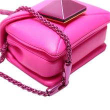 Load image into Gallery viewer, Valentino One Stud Micro Bag Leather Crossbody Bag Pink