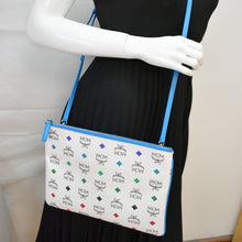 Load image into Gallery viewer, MCM Visetos Medium Canvas Crossbody Pouch Multicolor