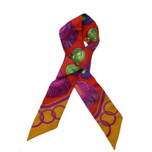 Load image into Gallery viewer, Hermes Twilly Silk Scarf Multicolor