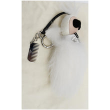 Load image into Gallery viewer, FENDI Karl Lagerfeld Stainless Steel Keychain White
