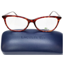 Load image into Gallery viewer, Lacoste L2791 615 54 Women Red Striped Frame Eyeglasses Demo Lens