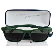 Load image into Gallery viewer, Lacoste Square Men Green Sunglasses with cover box