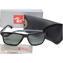 Load image into Gallery viewer, Ray-Ban Gloss Black Sunglasses Green Classic Lens