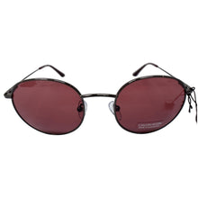 Load image into Gallery viewer, CALVIN KLEIN CK18104S 009 49 Round Men Sunglasses Oxblood Lens