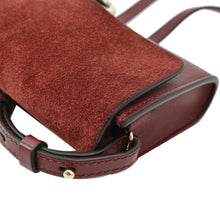 Load image into Gallery viewer, CHLOE Mini Faye Suede Calfskin Leather Shoulder Bag Red