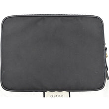 Load image into Gallery viewer, GUCCI Butterfly Techno Embroidered Canvas Tech Case Black 473883
