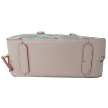 Load image into Gallery viewer, MCM Mini Aren Half Moon Floral Canvas Tote Bag Pink