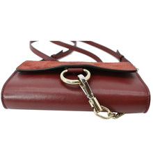 Load image into Gallery viewer, CHLOE Mini Faye Suede Calfskin Leather Shoulder Bag Red