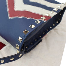 Load image into Gallery viewer, Valentino Garavani Rockstud Chevron Print Leather Bag