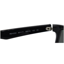 Load image into Gallery viewer, Ray-Ban Gloss Black Nylon Sunglasses model RB4234 601/71 58