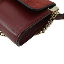 Load image into Gallery viewer, CHLOE Mini Faye Suede Calfskin Leather Shoulder Bag Red