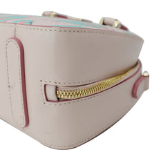 Load image into Gallery viewer, MCM Mini Aren Half Moon Floral Canvas Tote Bag Pink