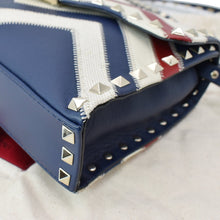Load image into Gallery viewer, Valentino Garavani Rockstud Chevron Print Leather Bag