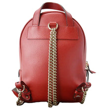 Load image into Gallery viewer, GUCCI Soho Leather Chain Backpack Red 536192
