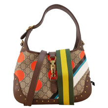 Load image into Gallery viewer, GUCCI Jackie 1961 Small GG Supreme Canvas Shoulder Bag Beige 678843