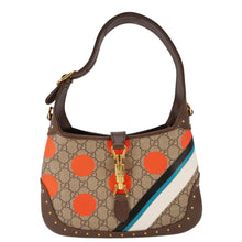 Load image into Gallery viewer, GUCCI Jackie 1961 Small GG Supreme Canvas Shoulder Bag Beige 678843