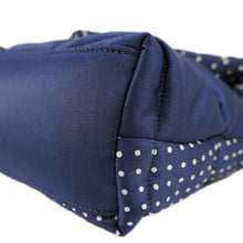 Load image into Gallery viewer, YVES SAINT LAURENT Loulou Puffer Polka Dots Canvas Crossbody Bag Blue
