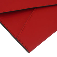 Load image into Gallery viewer, LOUIS VUITTON Chinese New Year Dog Envelope Leather Pouch Red