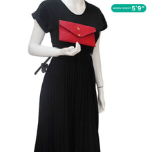 Load image into Gallery viewer, LOUIS VUITTON Chinese New Year Dog Envelope Leather Pouch Red