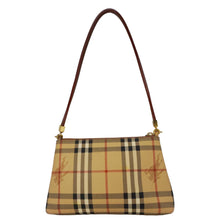 Load image into Gallery viewer, BURBERRY Haymarket House Check Canvas Pochette Bag Beige