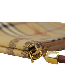 Load image into Gallery viewer, BURBERRY Haymarket House Check Canvas Pochette Bag Beige