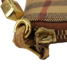 Load image into Gallery viewer, BURBERRY Haymarket House Check Canvas Pochette Bag Beige