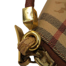 Load image into Gallery viewer, BURBERRY Haymarket House Check Canvas Pochette Bag Beige
