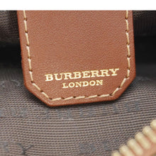 Load image into Gallery viewer, BURBERRY Haymarket House Check Canvas Pochette Bag Beige